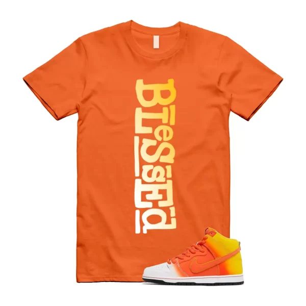 Dunk Candy Corn Sweet Tooth Orange Amarillo White Yellow T Shirt Match B2 Jezsport.com