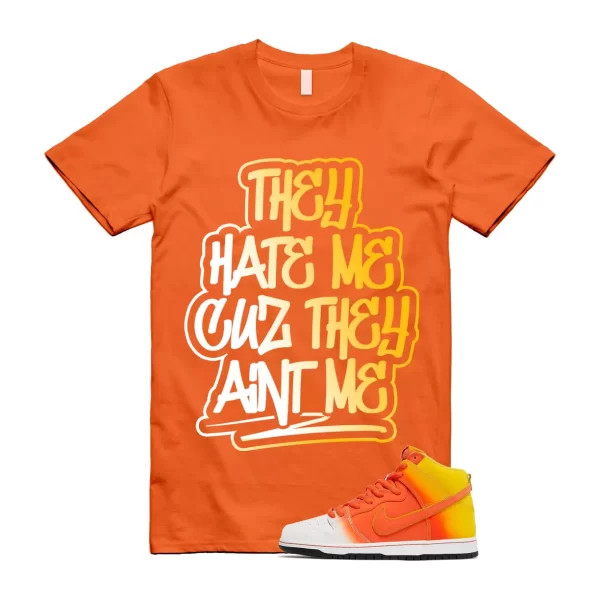 Dunk Candy Corn Sweet Tooth Orange Amarillo White Yellow T Shirt Match AINT ME Jezsport.com