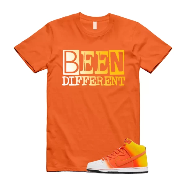 Dunk Candy Corn Sweet Tooth Orange Amarillo White Yellow T Shirt Match BEEN Jezsport.com