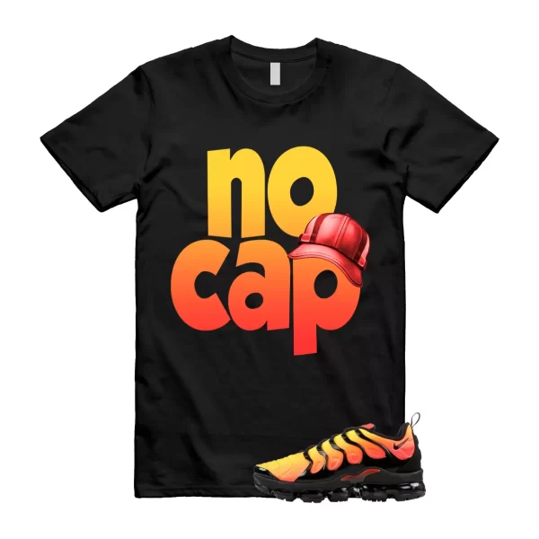 VaporMax Crimson Total Orange Plus Black T Shirt Match NO CAP Jezsport.com