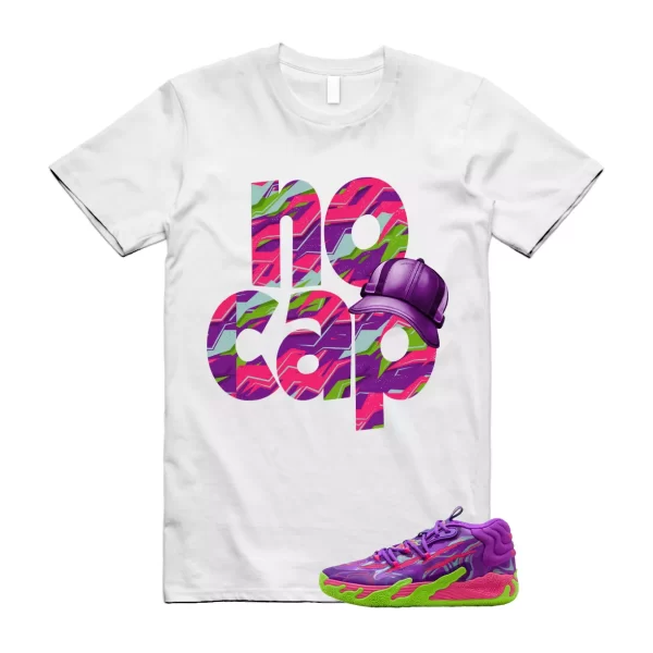 Puma Toxic LaMelo Ball Purple Glimmer Green Gecko 03 Slime T Shirt Match NO CAP Jezsport.com