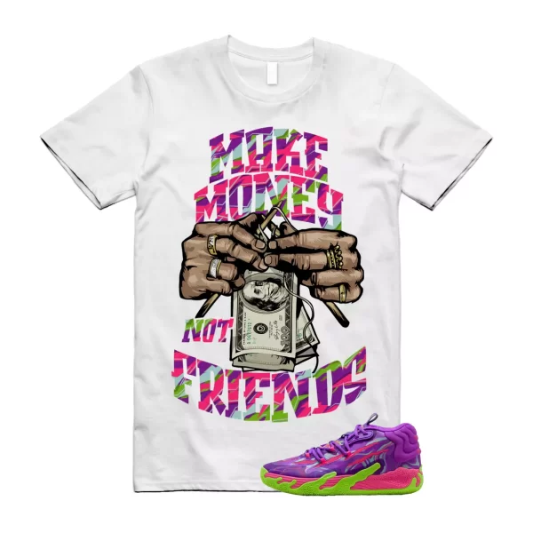 Puma Toxic LaMelo Ball Purple Glimmer Green Gecko 03 Slime T Shirt Match MM Jezsport.com