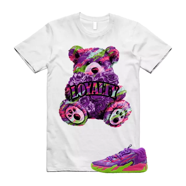 Puma Toxic LaMelo Ball Purple Glimmer Green Gecko 03 Slime T Shirt Match LYLTY Jezsport.com