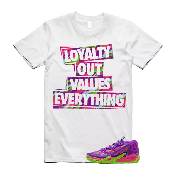 Puma Toxic LaMelo Ball Purple Glimmer Green Gecko 03 Slime T Shirt Match LOVE Jezsport.com