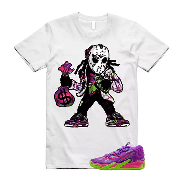 Puma Toxic LaMelo Ball Purple Glimmer Green Gecko 03 Slime T Shirt Match JASON Jezsport.com