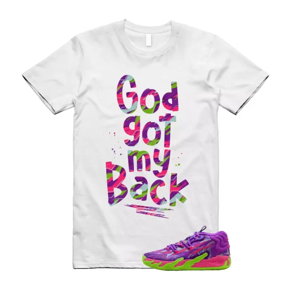 Puma Toxic LaMelo Ball Purple Glimmer Green Gecko 03 Slime T Shirt Match GOD Jezsport.com