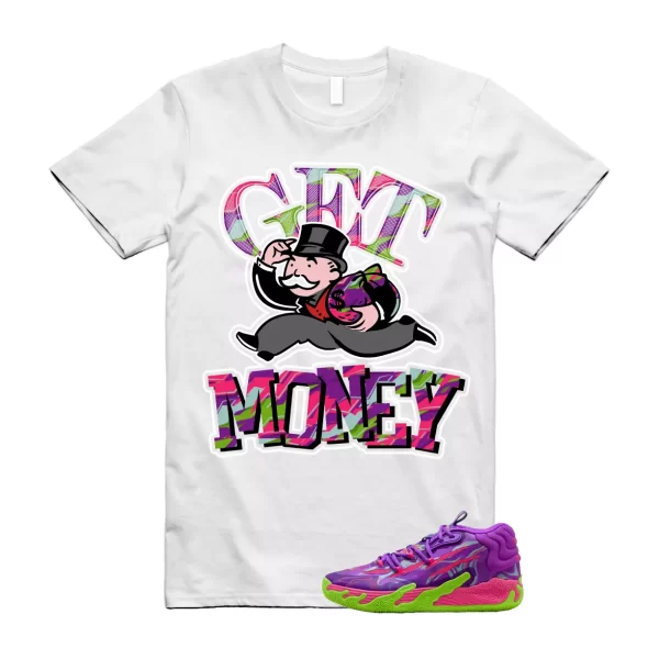 Puma Toxic LaMelo Ball Purple Glimmer Green Gecko 03 Slime T Shirt Match GM Jezsport.com