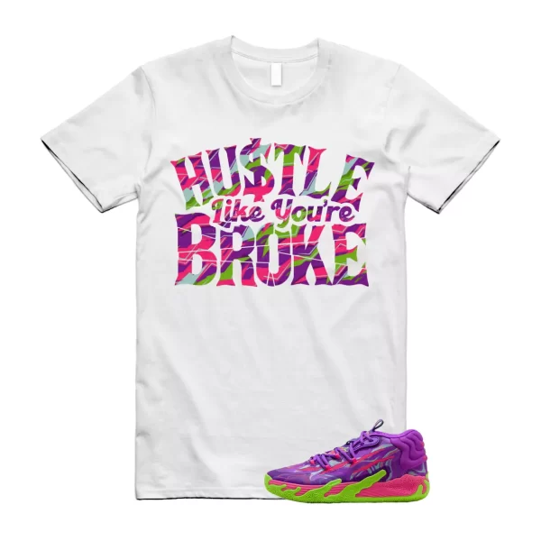 Puma Toxic LaMelo Ball Purple Glimmer Green Gecko 03 Slime T Shirt Match BROKE Jezsport.com