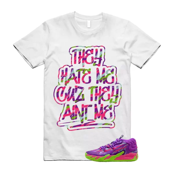 Puma Toxic LaMelo Ball Purple Glimmer Green Gecko 03 Slime T Shirt Match AINT ME Jezsport.com