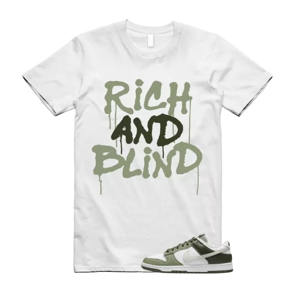 Dunk Oil Green Cargo Khaki Low Light Bone White T Shirt Match RICH Jezsport.com