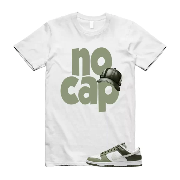 Dunk Oil Green Cargo Khaki Low Light Bone White T Shirt Match NO CAP Jezsport.com