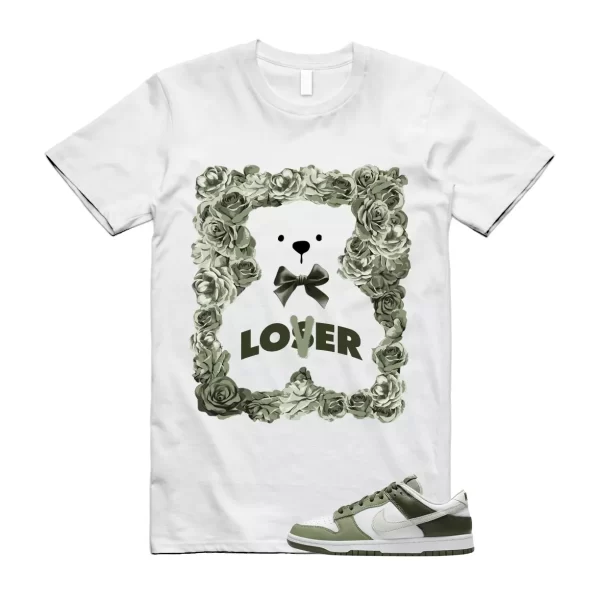 Dunk Oil Green Cargo Khaki Low Light Bone White T Shirt Match LO2 Jezsport.com