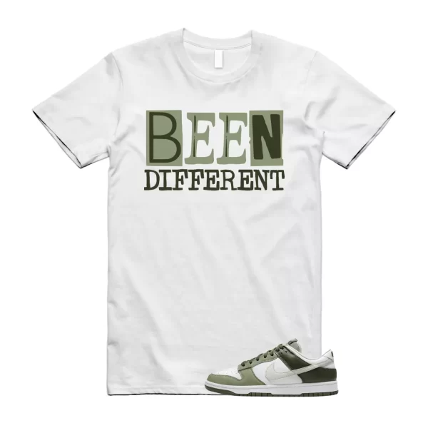 Dunk Oil Green Cargo Khaki Low Light Bone White T Shirt Match BEEN Jezsport.com