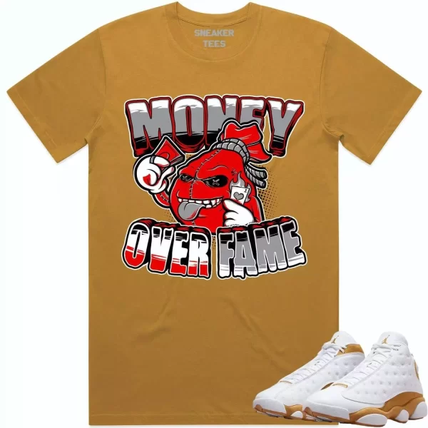 Jordan 13 Wheat 13s Shirt to Match - RED MOF Jezsport.com