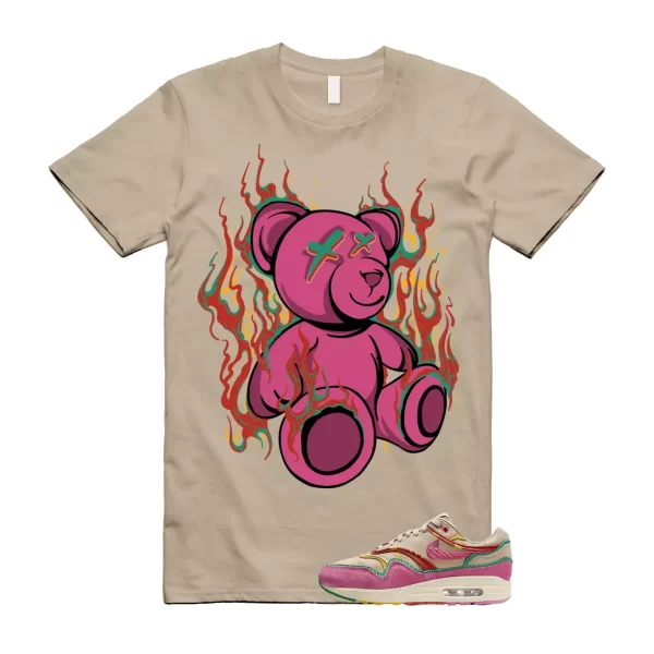 Air Max Familia 1 Hemp Pinksicle Sanddrift T Shirt Match LIT Jezsport.com