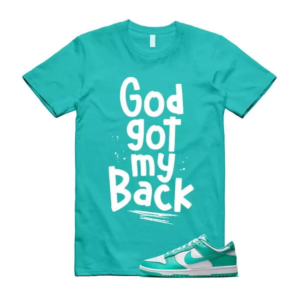 Dunk Clear Jade Low White T Shirt Match GOD Jezsport.com