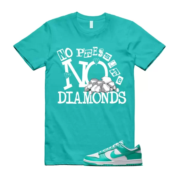 Dunk Clear Jade Low White T Shirt Match DIAMOND Jezsport.com