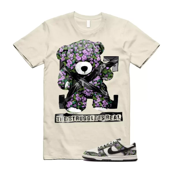 Dunk Floral Tapestry Next Nature Phantom Magenta Pink WMNS T Shirt Match STRUG Jezsport.com