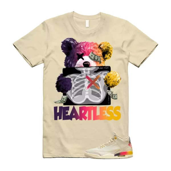 Balvin 3 Medellin Sunset Gradient Multicolor Retro SP T Shirt Match HEART Jezsport.com