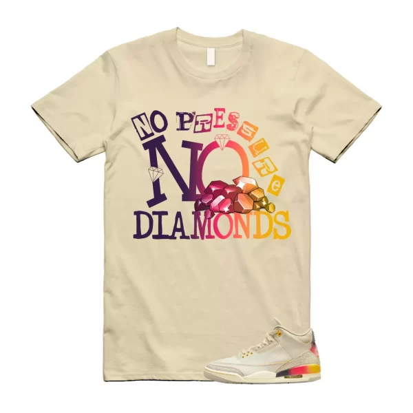 Balvin 3 Medellin Sunset Gradient Multicolor Retro SP T Shirt Match DIAMOND Jezsport.com