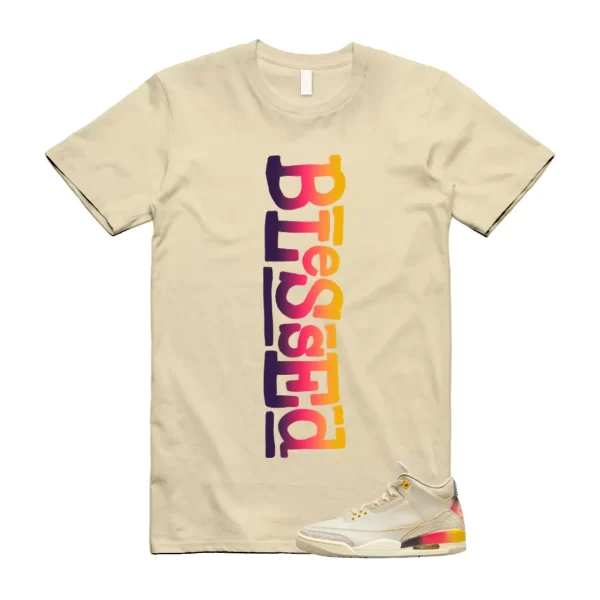 Balvin 3 Medellin Sunset Gradient Multicolor Retro SP T Shirt Match B2 Jezsport.com