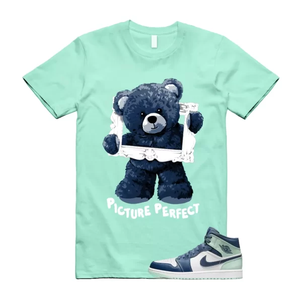 Mystic Mint Foam 1 Navy Blue T Shirt Match PIC Jezsport.com