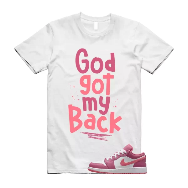 GOD T Shirt to match 1 Low GS Desert Berry Coral Chalk White Wild Pink WMNS Jezsport.com