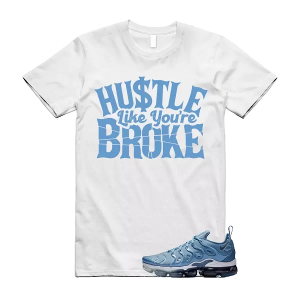 VaporMax Blue Ice Air Plus Work Diffused Cool Grey T Shirt match BROKE Jezsport.com