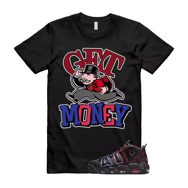 GM T Shirt to match Air More Uptempo 96 Electric Racer Blue Hyper Pink Crimson Jezsport.com