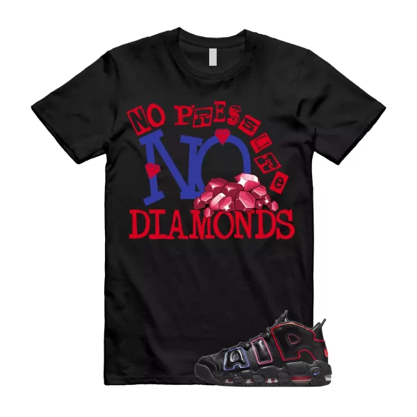 DIAM T Shirt to match Air More Uptempo 96 Electric Racer Blue Hyper Pink Crimson Jezsport.com