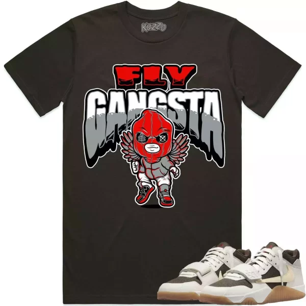 Travis Scott x Jordan Jumpman Jack Sail Shirt to Match - RED FLY GANGSTA Jezsport.com