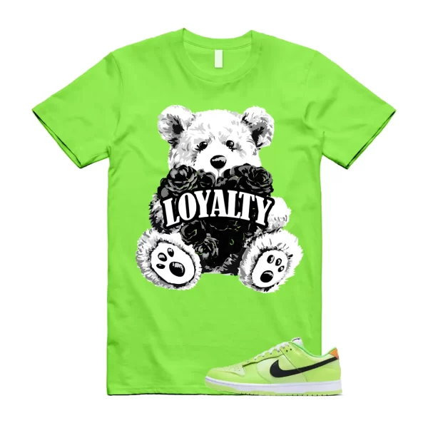 LYLTY T Shirt to match Dunk Low SE Splash Volt Green Strike Total Orange Black Jezsport.com