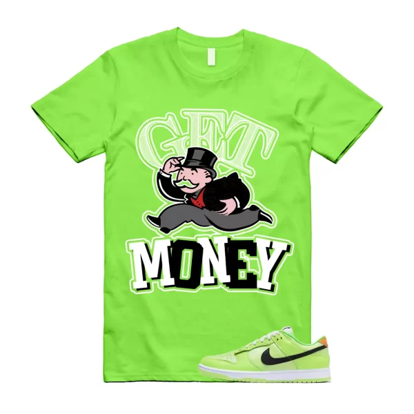 GM T Shirt to match Dunk Low SE Splash Volt Green Strike Total Orange Black Jezsport.com