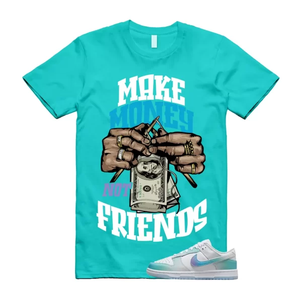 MM T Shirt to match Dunk Low Unlock Your Space Multicolor Ice Blue Phantom Menta Jezsport.com