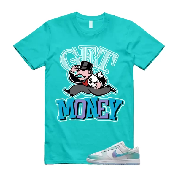 GM T Shirt to match Dunk Low Unlock Your Space Multicolor Ice Blue Phantom Menta Jezsport.com