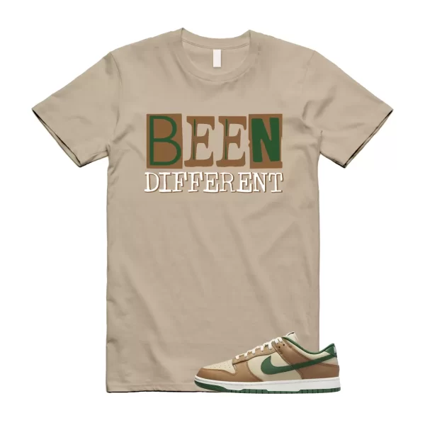 BEEN T Shirt to match Dunk Low Tan Retro Rattan Gorge Green Sail Dark Driftwood Jezsport.com