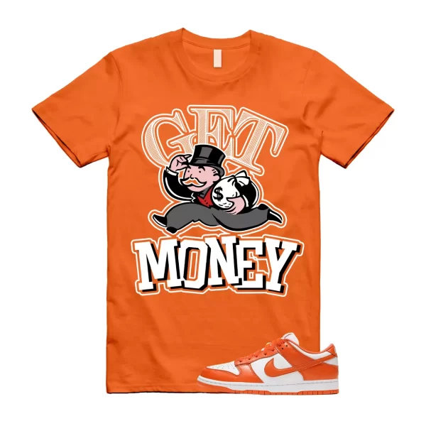 GM T Shirt to match Dunk Low SP Syracuse University Orange Blaze White Retro Jezsport.com