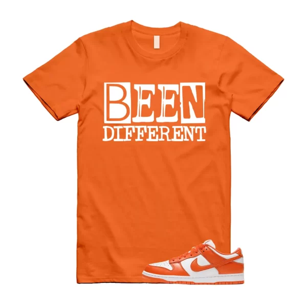 BEEN T Shirt to match Dunk Low SP Syracuse University Orange Blaze White Retro Jezsport.com