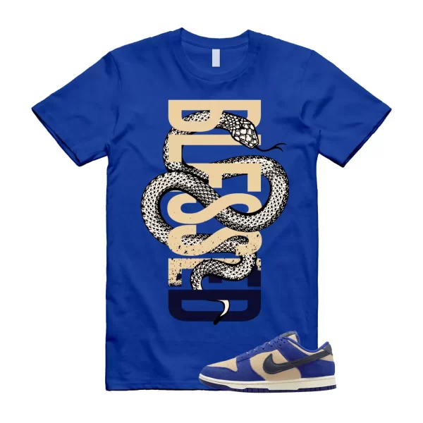 SNAKEB T Shirt to match Dunk Low LX Royal Blue Suede WMNS Midnight Navy Obsidian Jezsport.com