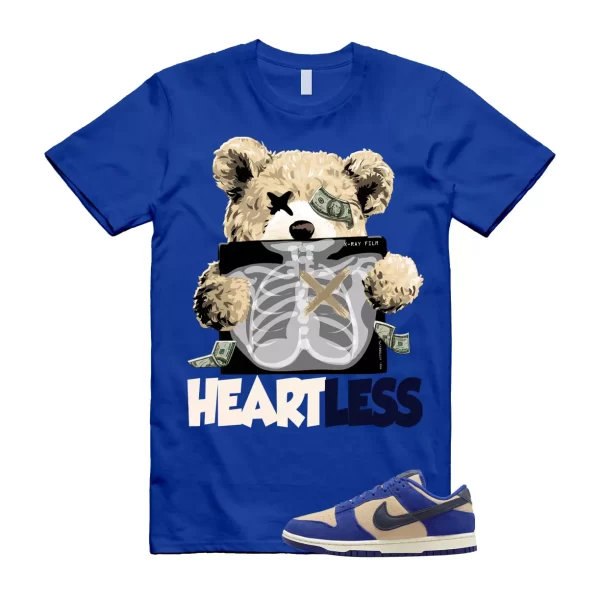 HEART T Shirt to match Dunk Low LX Royal Blue Suede WMNS Midnight Navy Obsidian Jezsport.com