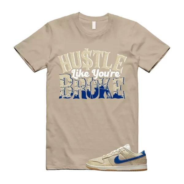 BROKE T Shirt to match Dunk Low Montreal Bagel Sesame Blue Jay Sand Sail Gold Jezsport.com