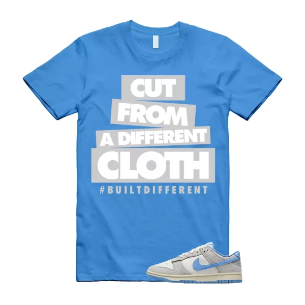 CLOTH T Shirt to match Dunk Low Athletic UNC Blue Light Smoke Grey Iron Ore Sail Jezsport.com