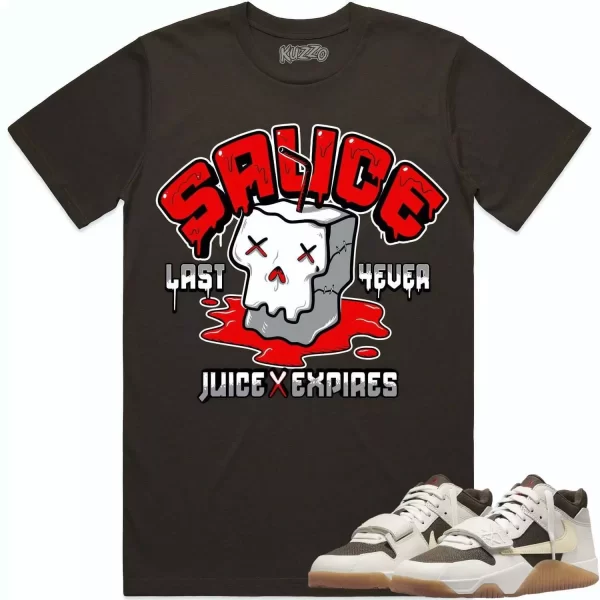 Travis Scott x Jordan Jumpman Jack Sail Shirt to Match - RED SAUCE Jezsport.com