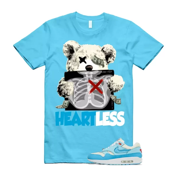 HEART T Shirt to match Air Max 1 Puerto Rico Barely Blue Gale Jezsport.com