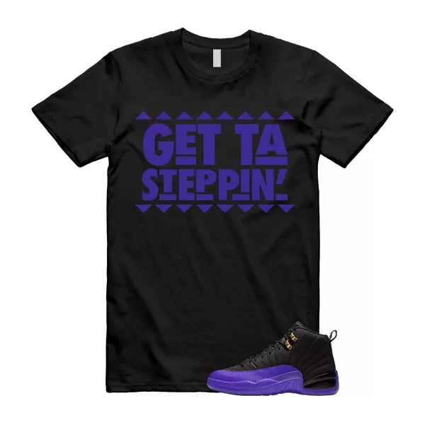 GET T Shirt to match 12 Retro Field Purple Black Taxi Jezsport.com