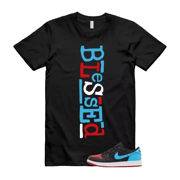 B2 T Shirt to match WMNS Air 1 'nc to chi' Retro Low OG unc Chicago Jezsport.com