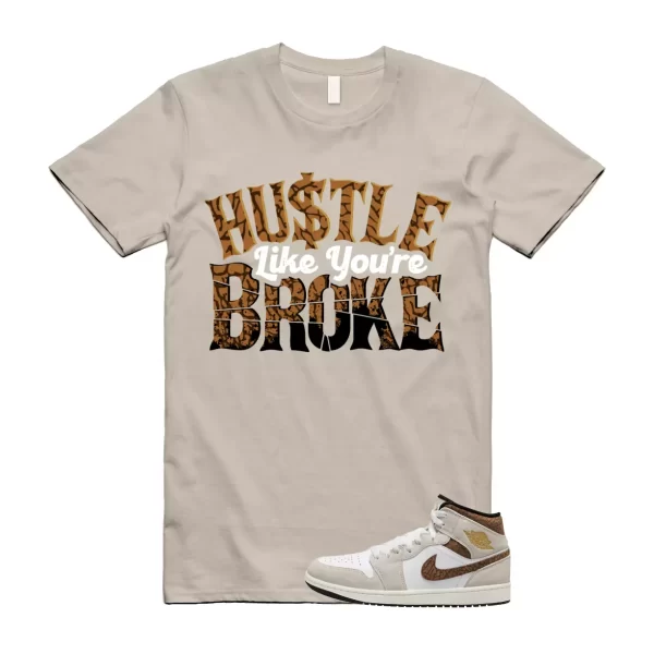 BROKE T Shirt to match 1 Mid SE Brown Elephant Light Orewood British Tan Gold Jezsport.com