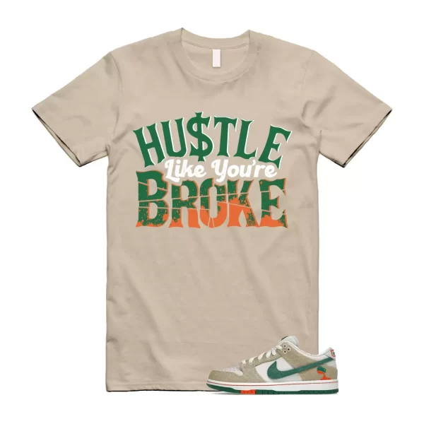 BROKE T Shirt to match Jarritos X N SB Dunk Low Phantom Safety Orange Malachite Jezsport.com