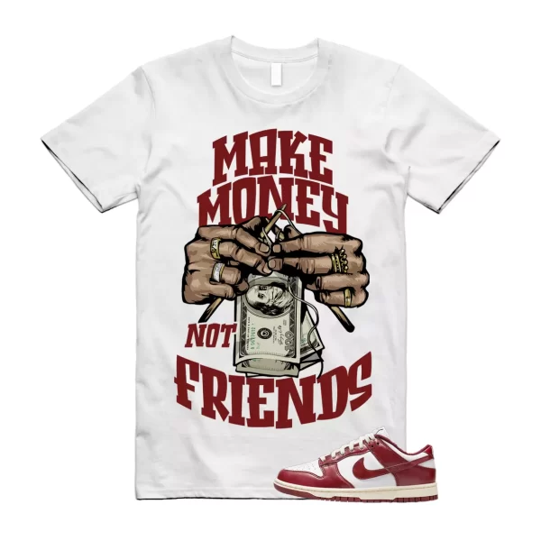 MM T Shirt to match N Dunk Low PRM Team Red WMNS Coconut Milk White Jezsport.com