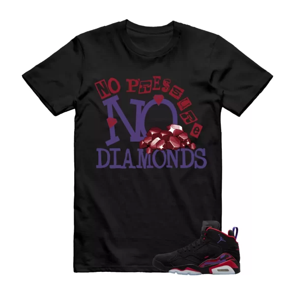 DIAMOND Shirt to match Jordan MVP Raptors Black Dark Concord Uni Red Anthracite Jezsport.com